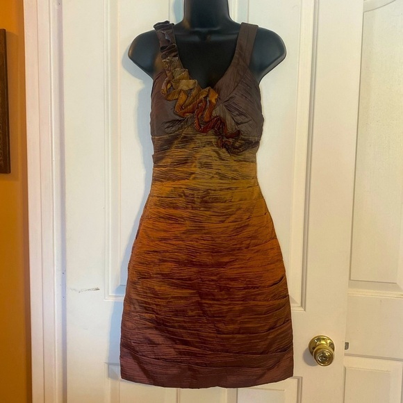 “MAX & CLEO” Ombré Ruched Dress